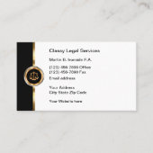 Carte De Visite Services juridiques d'avocat classique (Devant)