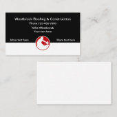 Carte De Visite Services locaux de couverture et de construction (Devant / Derrière)