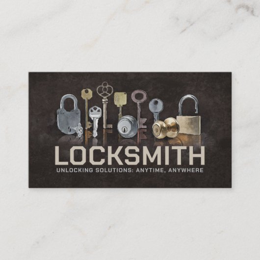 Carte De Visite Services Locksmith (Devant)