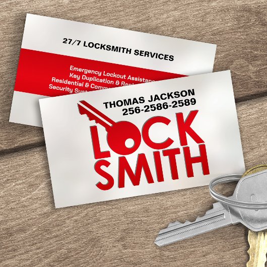 Carte De Visite Services Locksmith