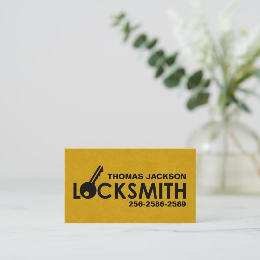 Carte De Visite Services Locksmith (Debout devant)