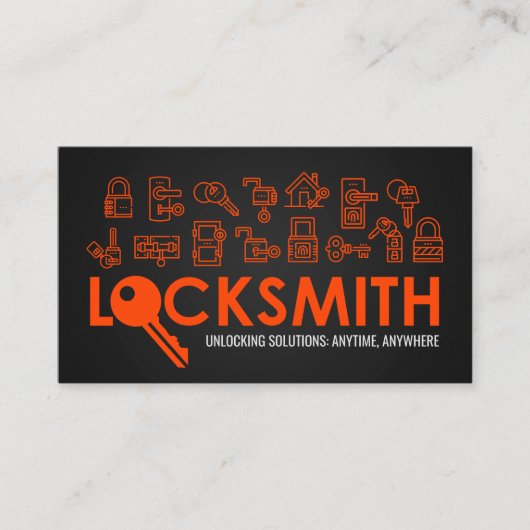 Carte De Visite Services Locksmith (Devant)
