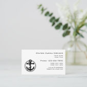 Carte De Visite Services marins nautiques (Debout devant)