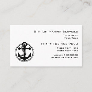 Carte De Visite Services marins nautiques