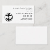 Carte De Visite Services maritimes nautiques (Devant / Derrière)