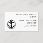 Carte De Visite Services maritimes nautiques (Devant)