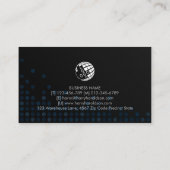 Carte De Visite Services marketing de planification d'événements (Dos)