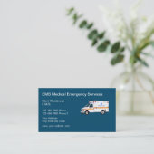 Carte De Visite Services Médicales EMS EMergency (Debout devant)