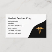 Carte De Visite Services Médicaux (Devant)