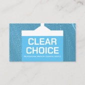 Carte De Visite Services minimaux de nettoyage de fenêtres cool (Devant)