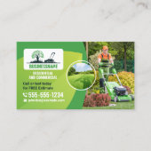 Carte De Visite Services modernes de jardinage (Devant)