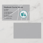 Carte De Visite Services modernes de livraison de courrier (Devant / Derrière)