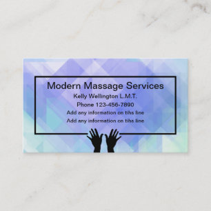 Carte De Visite Services modernes de massage