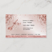 Carte De Visite Services modernes de nettoyage des Parties scintil (Dos)