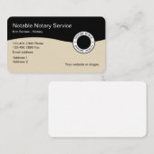 Carte De Visite Services notariaux professionnels (Devant / Derrière)