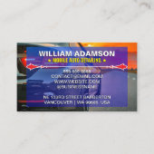 Carte De Visite Services of Auto Detailing, Auto Repair Logo (Devant)