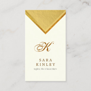 Carte De Visite Services personnels de coach de vie Elegant Gold P