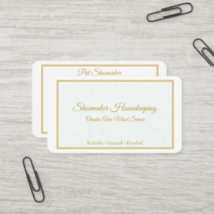 Carte De Visite Services personnels et à la maison
