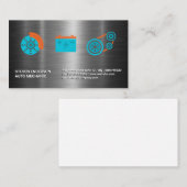 Carte De Visite Services pièces auto | Métallurgique (Devant / Derrière)