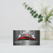 Carte De Visite Services pièces auto | Technique mécanique (Debout devant)