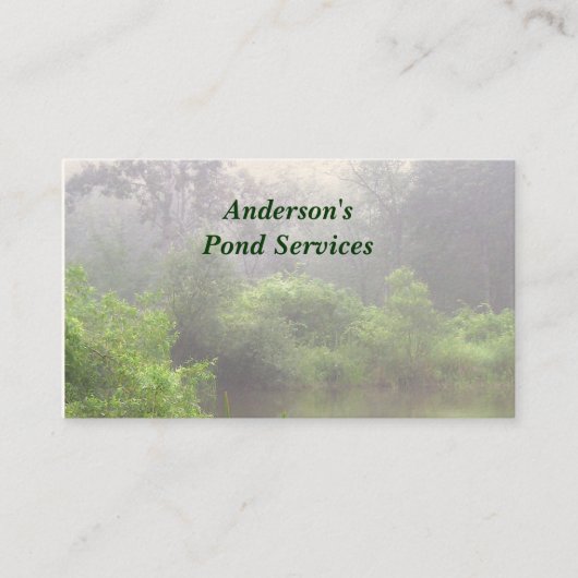 Carte De Visite Services Pond (Devant)