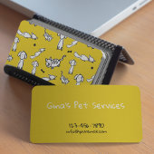 Carte De Visite Services pour animaux