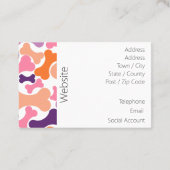 Carte De Visite services pour animaux de compagnie pour chiens (Dos)