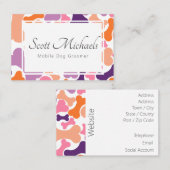 Carte De Visite services pour animaux de compagnie pour chiens (Devant / Derrière)