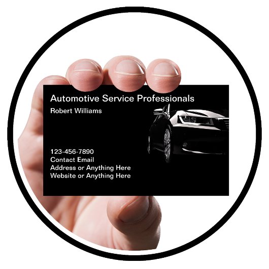 Carte De Visite Services professionnels automobiles