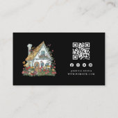 Carte De Visite Services professionnels d'aidants naturels Code QR (Dos)
