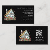 Carte De Visite Services professionnels d'aidants naturels Code QR (Devant / Derrière)