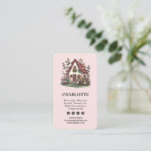 Carte De Visite Services professionnels d'aidants naturels Code QR (Debout devant)