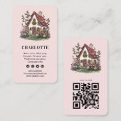 Carte De Visite Services professionnels d'aidants naturels Code QR (Devant / Derrière)