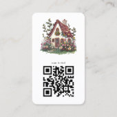 Carte De Visite Services professionnels d'aidants naturels Code QR (Dos)
