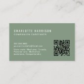 Carte De Visite Services professionnels d'aidants naturels Code QR (Devant)