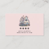 Carte De Visite Services professionnels d'aidants naturels Code QR (Dos)