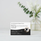 Carte De Visite Services professionnels de formation de chien (Debout devant)