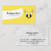 Carte De Visite Services professionnels de garde d'enfants : soins (Devant / Derrière)