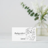 Carte De Visite Services professionnels de garde d'enfants : soins (Debout devant)
