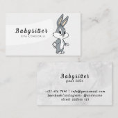 Carte De Visite Services professionnels de garde d'enfants : soins (Devant / Derrière)