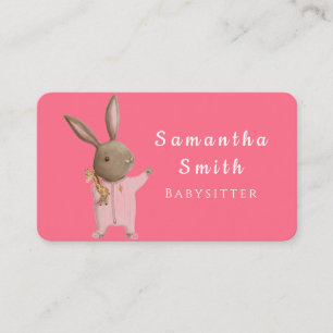 Carte De Visite Services professionnels de garde d'enfants : soins