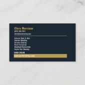 Carte De Visite Services professionnels de lavage et de detailing (Dos)
