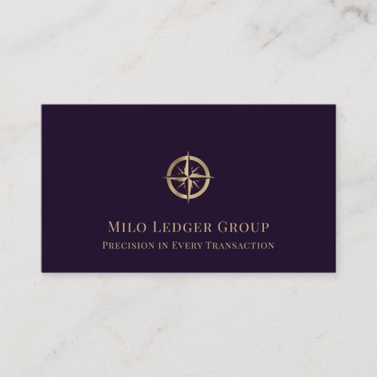 Carte De Visite Services professionnels de luxe élégant (Devant)