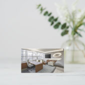 Carte De Visite Services professionnels de nettoyage de bureau com (Debout devant)