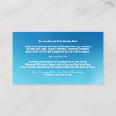 Carte De Visite Services professionnels de nettoyage de casiers (Dos)