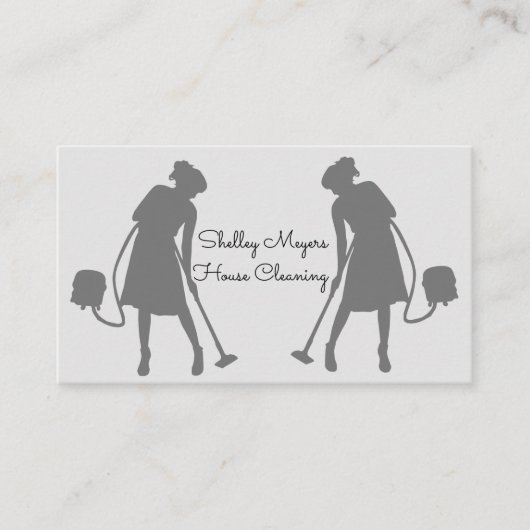 Carte De Visite Services professionnels de nettoyage de Chambre (Devant)