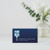 Carte De Visite Services professionnels de nettoyage de fenêtres (Debout devant)