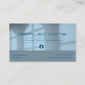 Carte De Visite Services professionnels de nettoyage de fenêtres v (Devant)