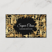 Carte De Visite Services professionnels de nettoyage de maison de  (Devant)