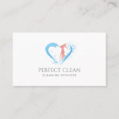 Carte De Visite Services professionnels de nettoyage de maisons co (Devant)
